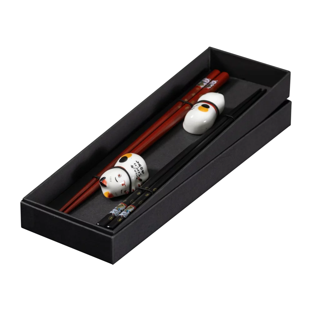 Lucky Cat Chopstick Set - Image 2