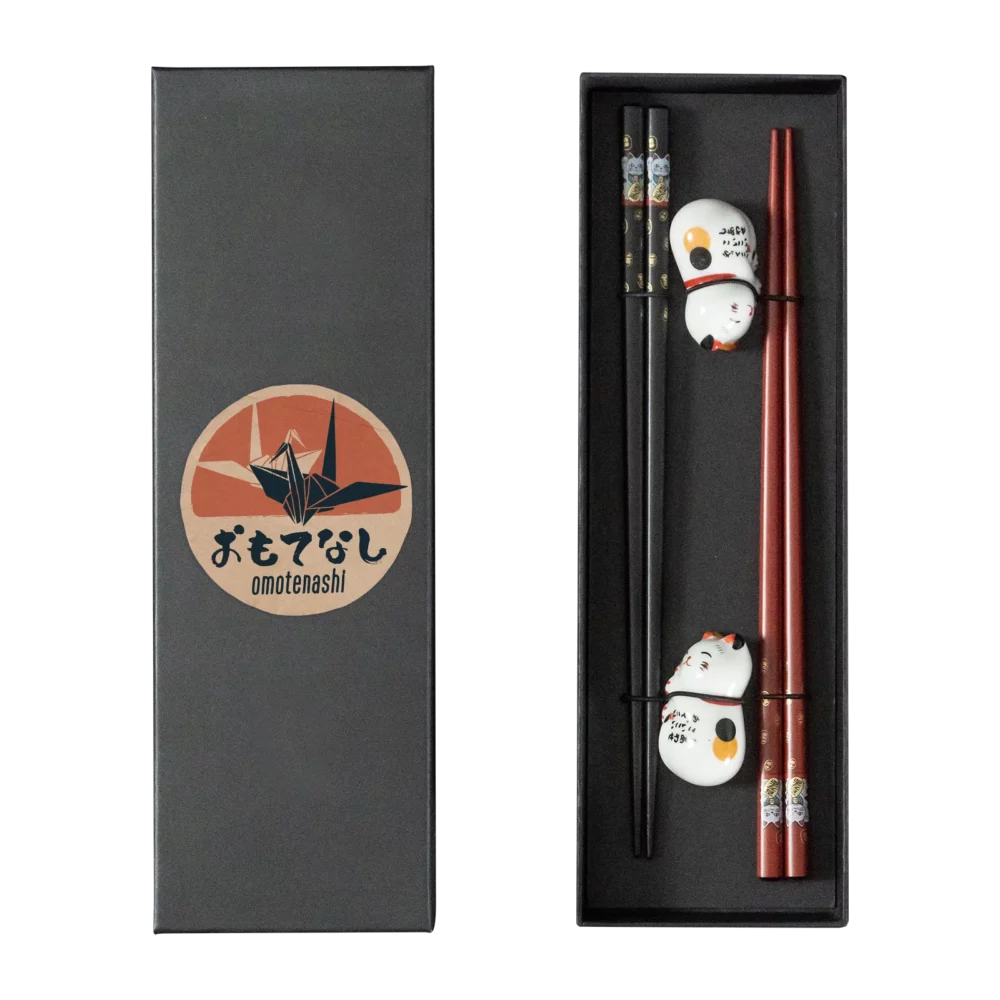 Lucky Cat Chopstick Set