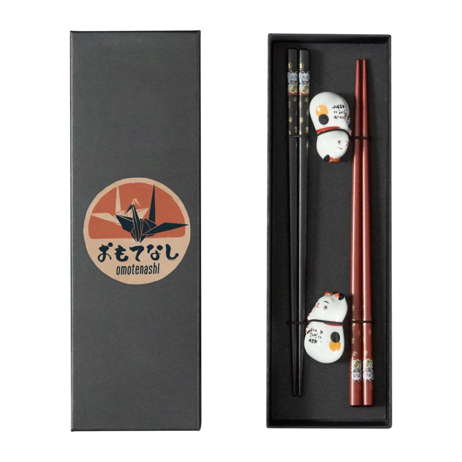 Lucky Cat Chopstick Set