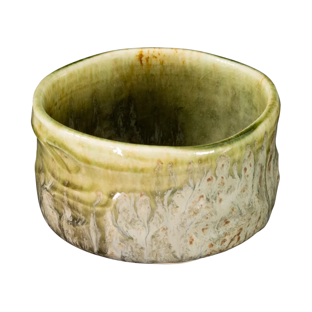 Drip-Glaze Matcha Bowls