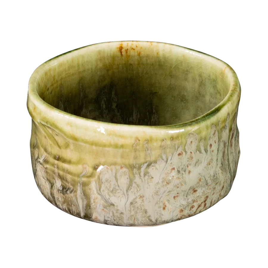Drip-Glaze Matcha Bowls
