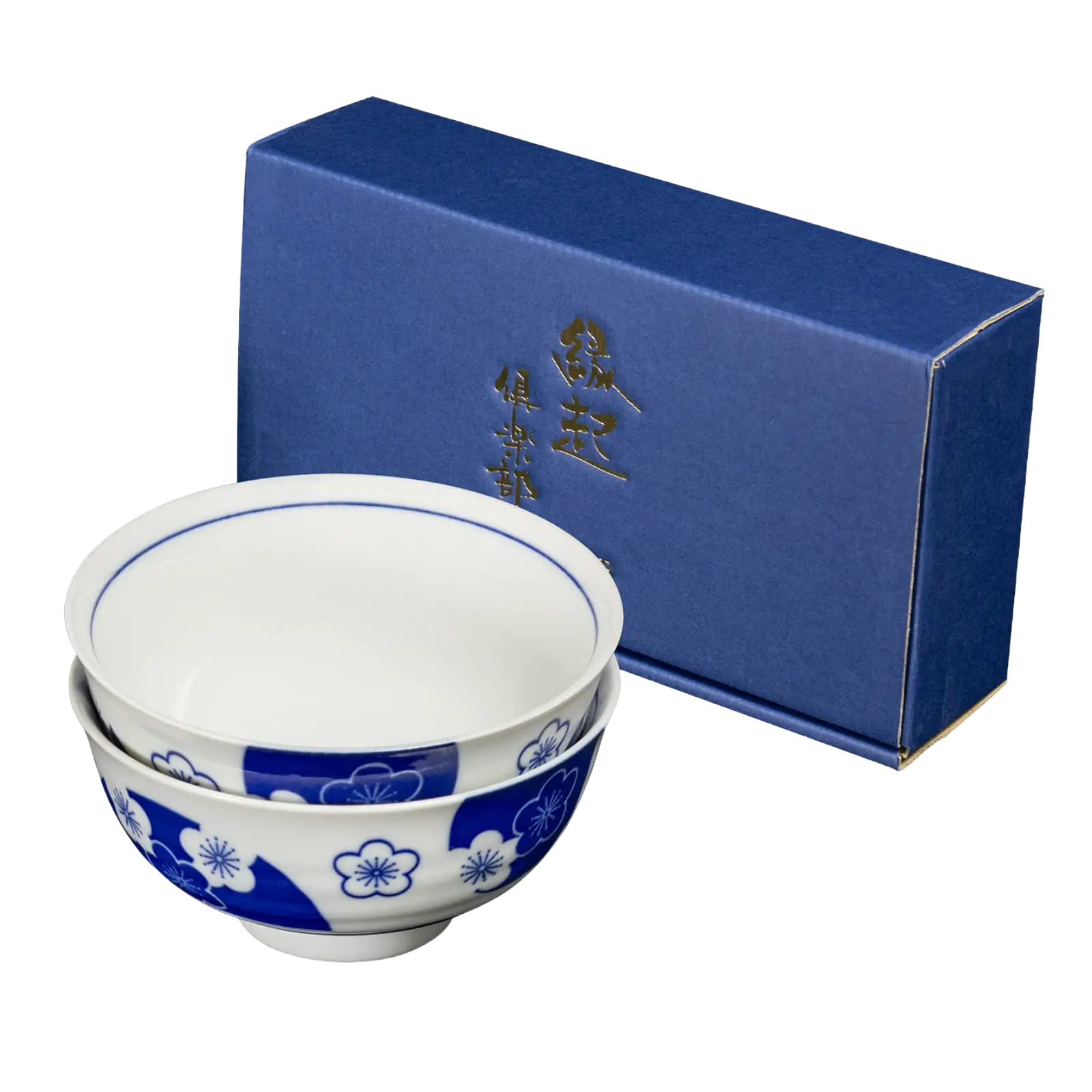 Fortune Plum Rice Bowl Gift Set for Two
