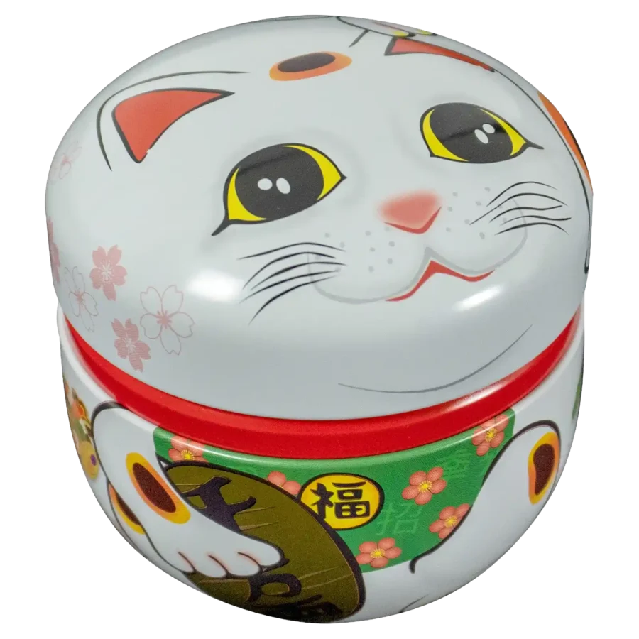Suzuko Manekineko Tea Canister - White